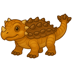 Stylized Ankylosaurus from Dino Merge