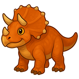 Stylized Triceratops from Dino Merge